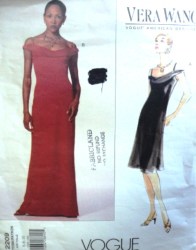 2209 VERA WANG SASSY KNIT KNEE-FLOOR EMPIRE SLVLSS DRESS PATTERN